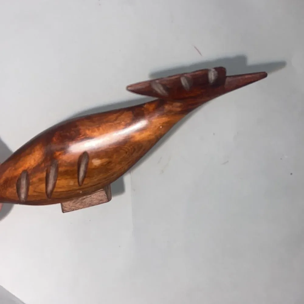 Mid Century Modern Wood Road Runner Roadrunner Handmade Made In Mexico